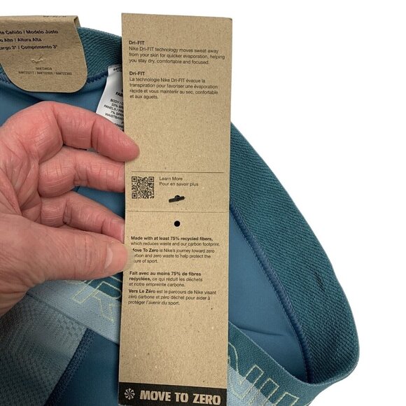 Women’s Nike Pro High-Waisted 3" Training Shorts with Pockets XL DX0059 440 - Picture 5 of 11